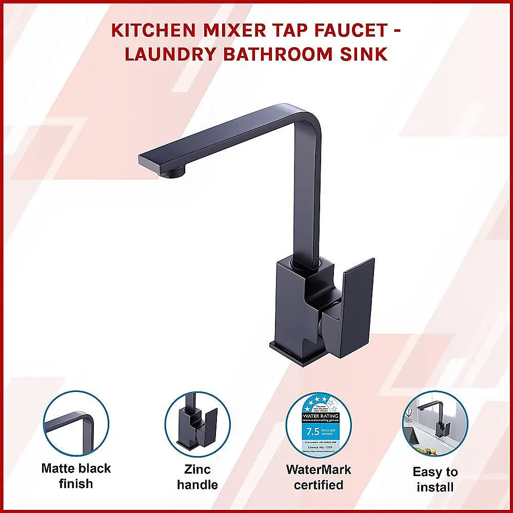 Kitchen Mixer Tap Faucet - Laundry Bathroom Sink - Furniture > Bathroom > Tap & Sink Accessories