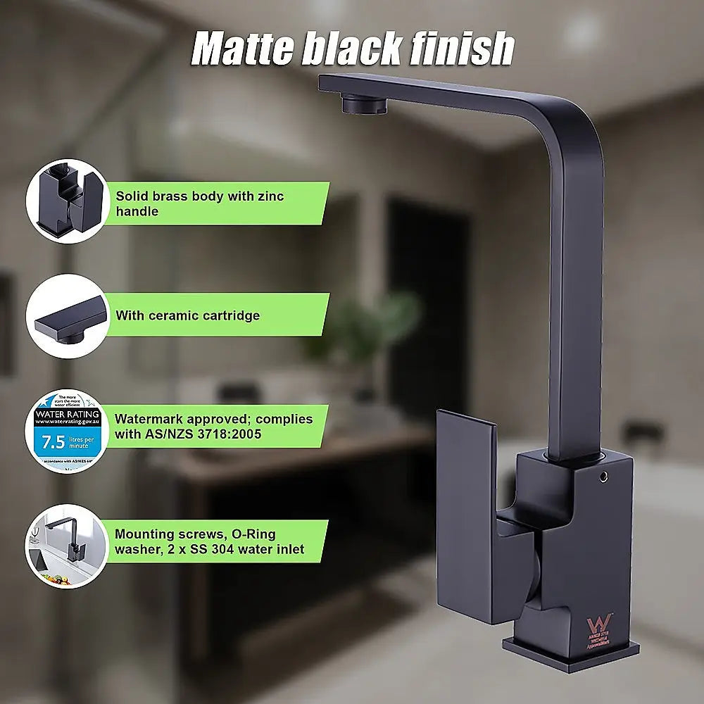 Kitchen Mixer Tap Faucet - Laundry Bathroom Sink - Furniture > Bathroom > Tap & Sink Accessories
