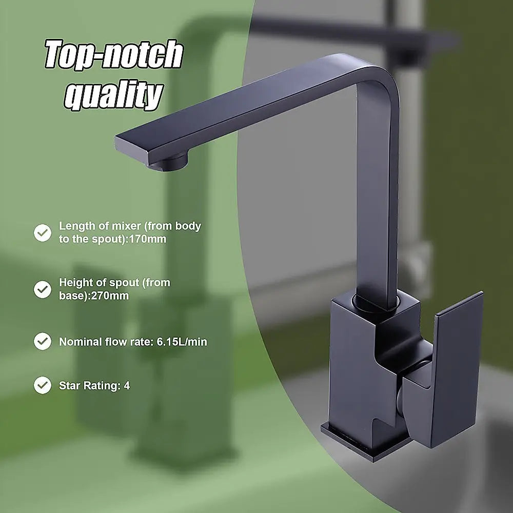 Kitchen Mixer Tap Faucet - Laundry Bathroom Sink - Furniture > Bathroom > Tap & Sink Accessories