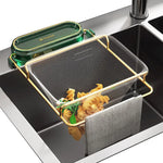 Kitchen Sink Strainer Drain with 200pcs Sink Filter Mesh Bags Filter Food Waste(Green + 200pcs net bags) - Home &