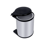 Kitchen Swing Pull Out Bin Stainless Steel Garbage Rubbish Waste Trash Can 14L - Home & Garden > Kitchenware