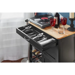 Kitchen Trolley Bottle Rack Drawer Cabinet - Home & Garden > Kitchenware