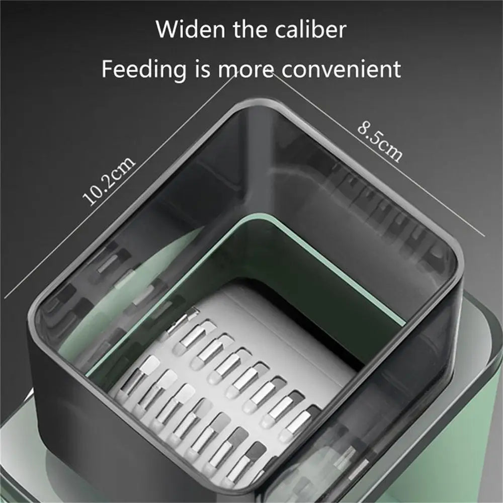 Kitchen Vegetable Food Manual Rotary Drum Grater Chopper Slicer Fruit Cutter - Home & Garden > Kitchenware