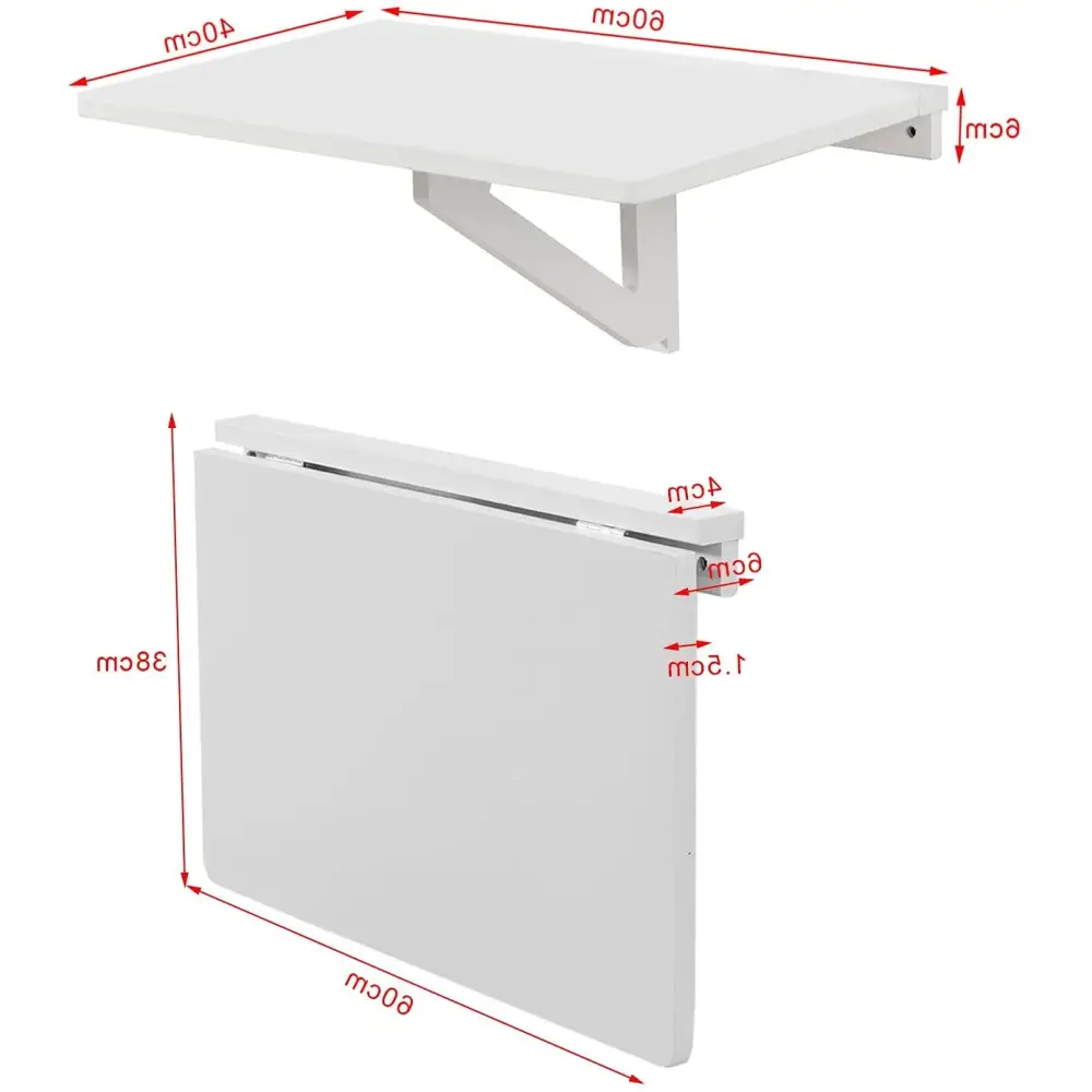 Kitchen Wall-Mounted Folding Table - Home & Garden > Storage