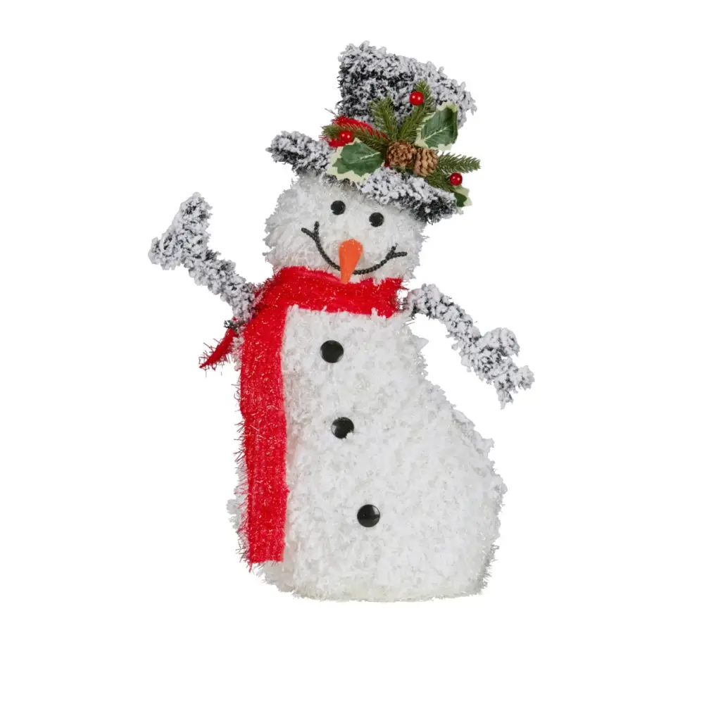 Klika 50cm Christmas Snowman With Lights - Occasions > Christmas > Outdoor Decorations & Lights