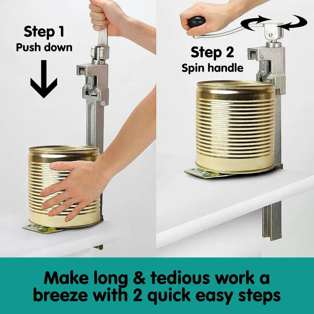 Klika Heavy Duty Can Opener Kitchen Tool Counter Bench Top - Home & Garden > Kitchenware