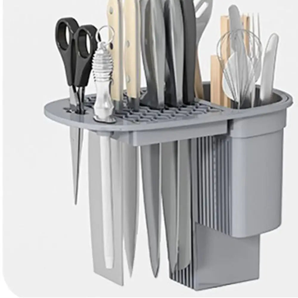 Knife Holder Multifunctional Household Drainage Knife Storage Rack Table Rack - Home & Garden > Kitchenware