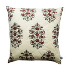 Kolka Cotton Gulbahar Quilted Euro Sham Superior Quality High Durable - Ruby - Home & Garden > Decor