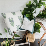 Kolka Iris Quilted Euro Sham Set Super Quality Cotton Quilted Front - Green - Home & Garden > Decor