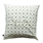 Kolka Iris Quilted Euro Sham Set Super Quality Cotton Quilted Front - Green - Home & Garden > Decor