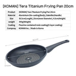 KOMAN Non-Stick Titanium Coating Frying Pan 20cm - Home & Garden > Kitchenware