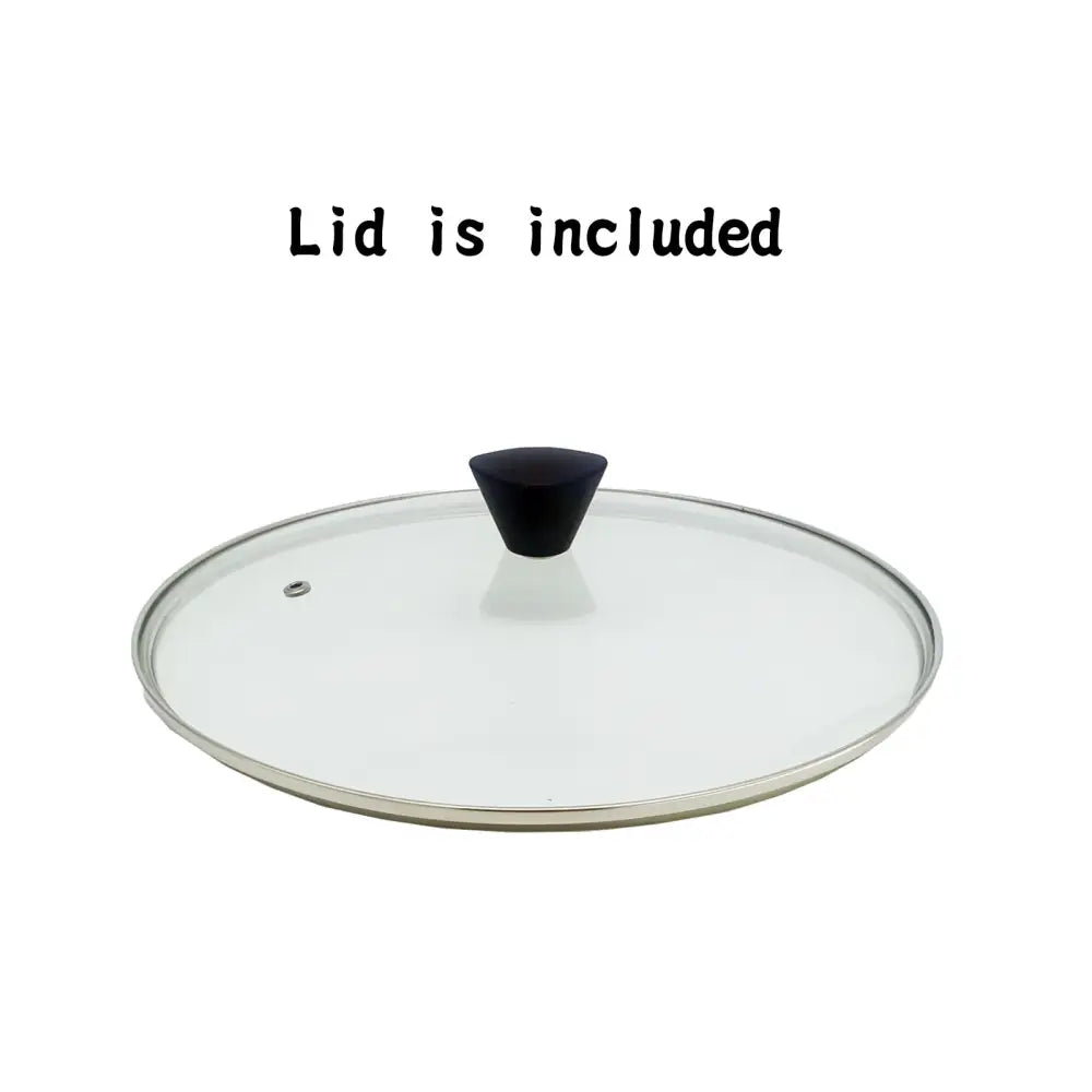 KOMAN Shinewon Vinch IH Frypan Frying Pan 28cm Non-stick Induction Ceramic + Glass Lid GREY - Home & Garden >