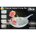 KOMAN Shinewon Vinch IH Frypan Frying Pan 28cm Non-stick Induction Ceramic GREY - Home & Garden > Kitchenware
