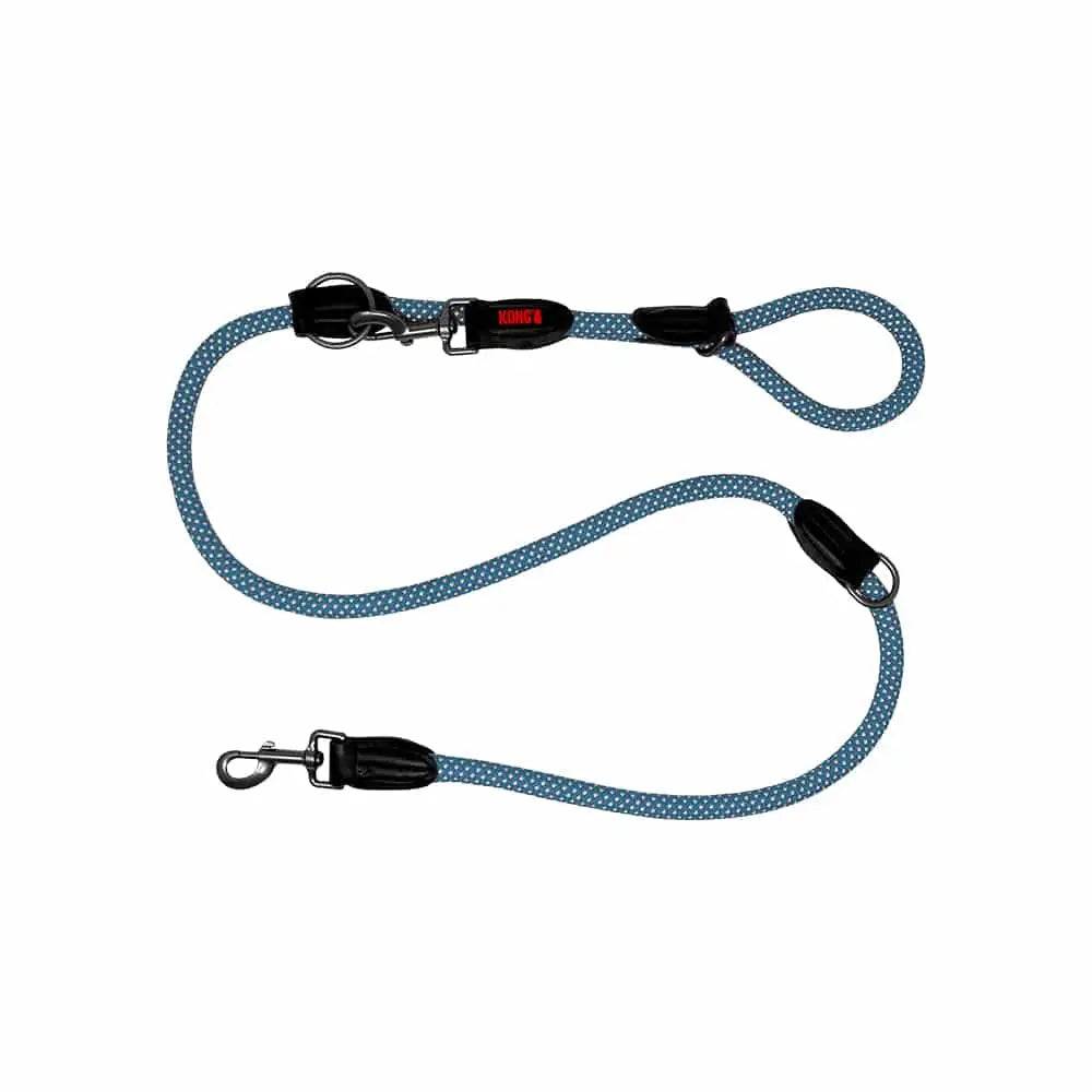 KONG Adjustable Rope Blue Leashes Large - Pet Care > Dog Supplies > Dog Collars Leads & Harnesses