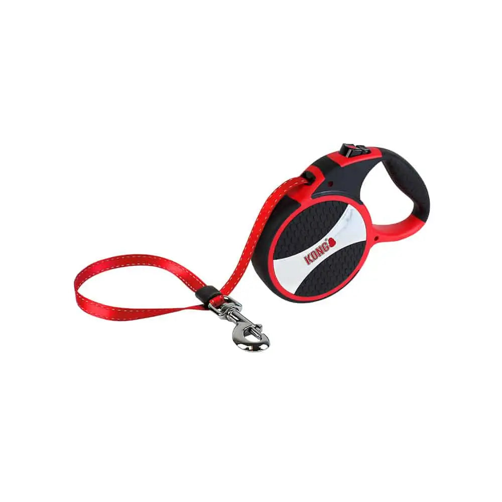 KONG Explore Large Retractable Leashes Red - Pet Care > Dog Supplies > Dog Collars Leads & Harnesses