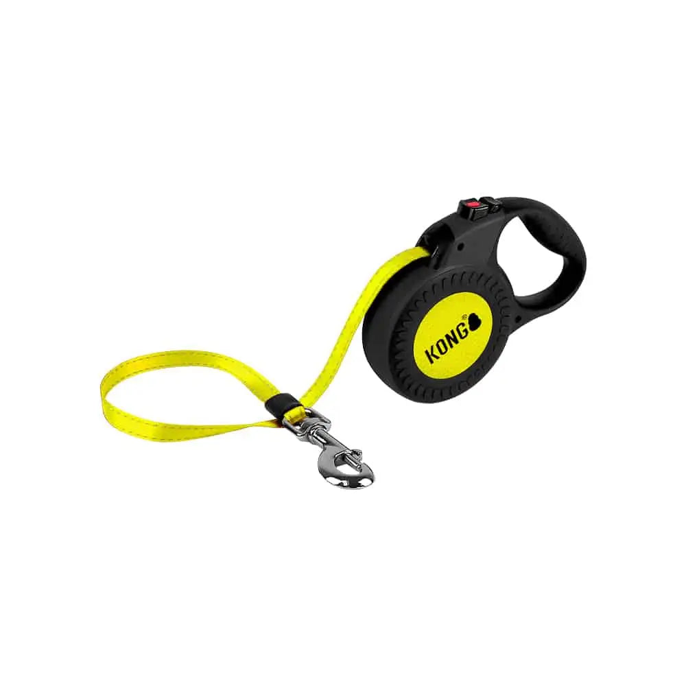 KONG Reflect Black Retractable Leashes Large - Pet Care > Dog Supplies > Dog Collars Leads & Harnesses