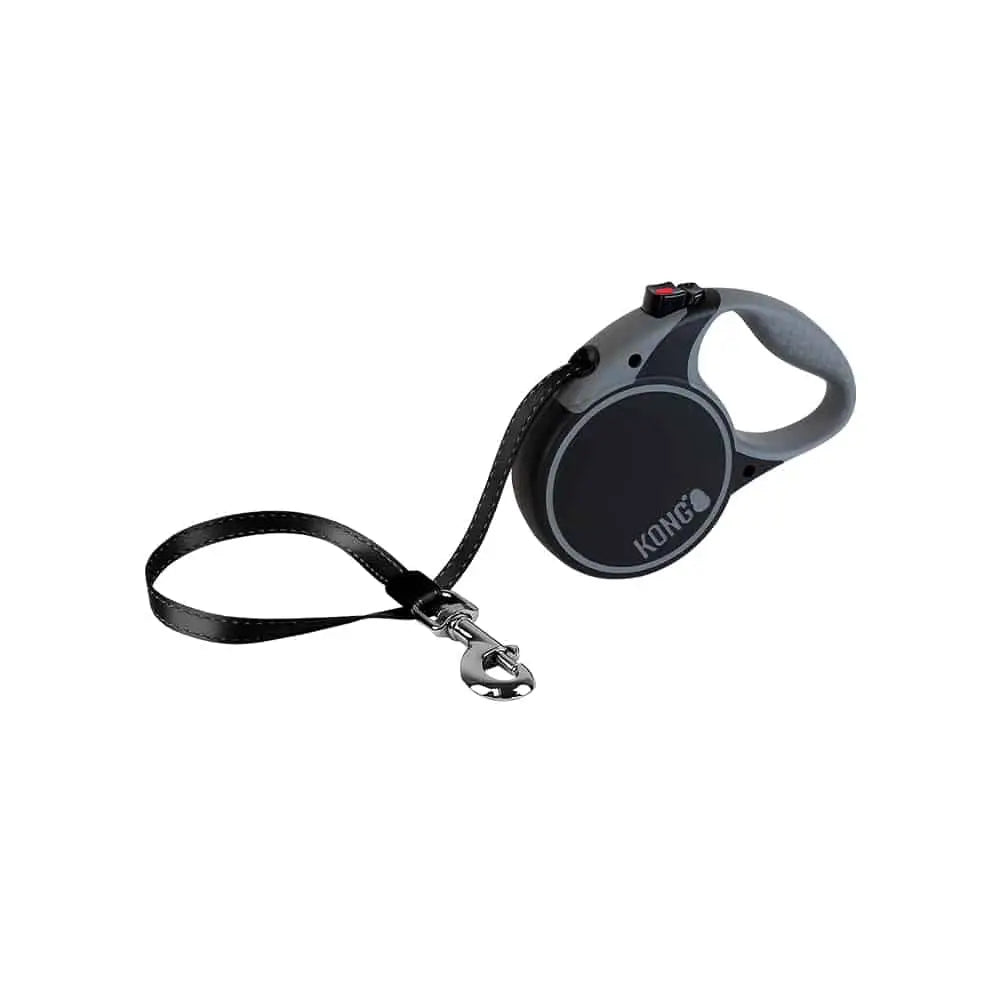 KONG Terrain Black Retractable Leashes Large - Pet Care > Cat Supplies > Cat Carriers & Crates