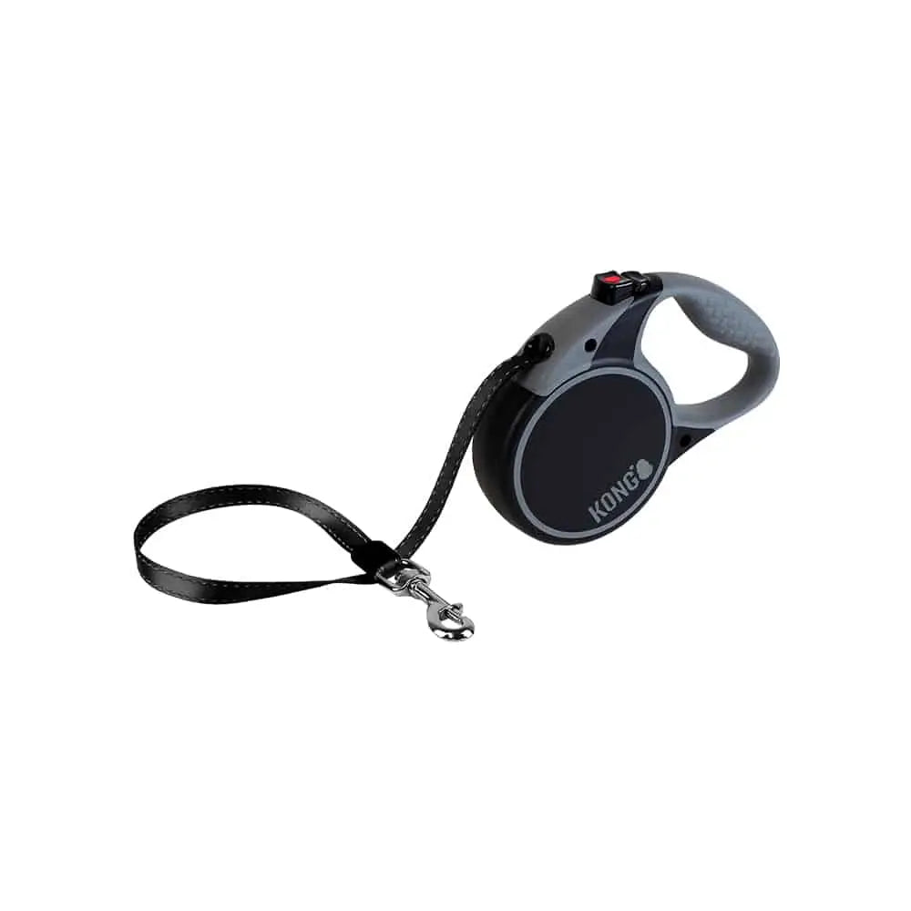 KONG Terrain Black Retractable Leashes Medium - Pet Care > Cat Supplies > Cat Carriers & Crates