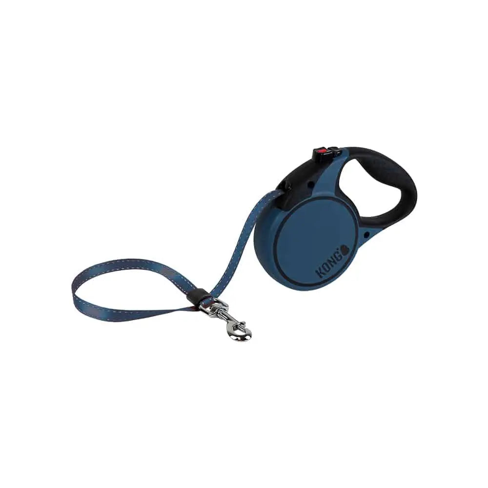 KONG Terrain Blue Retractable Leashes Medium - Pet Care > Cat Supplies > Cat Carriers & Crates