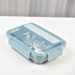 Kylin 304 Stainless Steel 4 Divided Simple Lunch Box - Blue - Home & Garden > Kitchenware