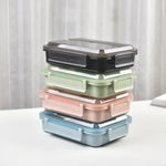 Kylin 304 Stainless Steel 4 Divided Simple Lunch Box - Blue - Home & Garden > Kitchenware