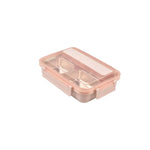Kylin 304 Stainless Steel 4 Divided Simple Lunch Box with a cultery set - Pink - Home & Garden > Kitchenware