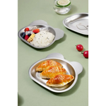 Kylin 304 Stainless Steel Dinosaur Dinner Plate 15*18cm - Home & Garden > Kitchenware