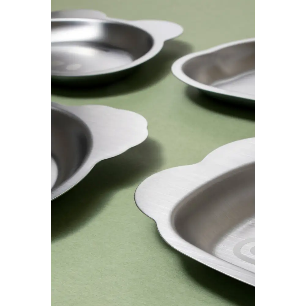 Kylin 304 Stainless Steel Dinosaur Dinner Plate 15*18cm - Home & Garden > Kitchenware