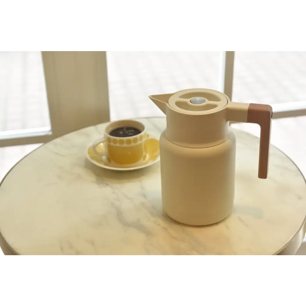 Kylin 304 Stainless Steel Japanese Vaccum Jug 1.3L - White - Home & Garden > Kitchenware