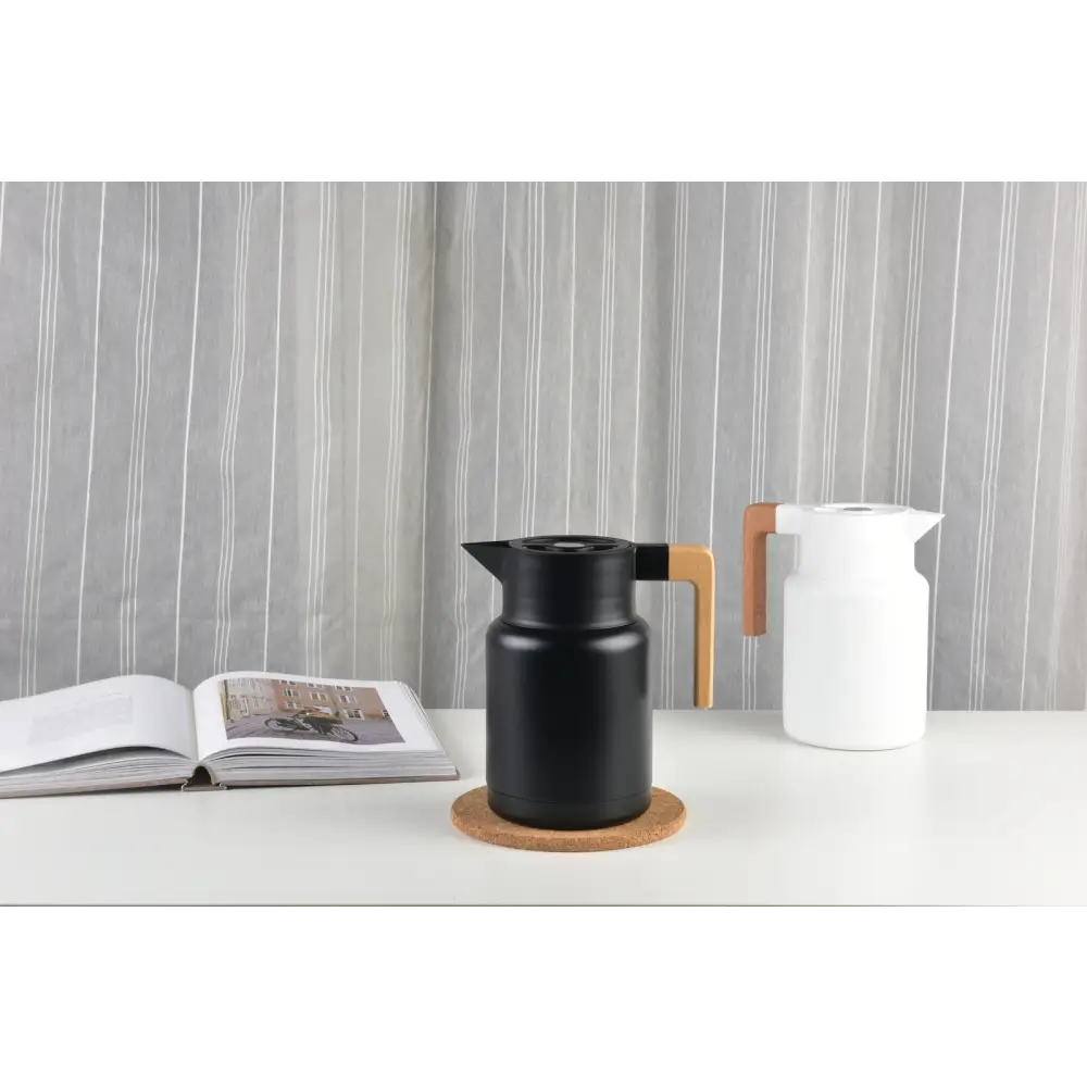 Kylin 304 Stainless Steel Japanese Vaccum Jug 1.3L - White - Home & Garden > Kitchenware