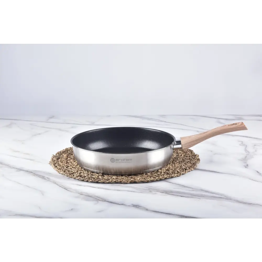 Kylin 304 Stainless Steel Mousse Frying Pan 24cm - Home & Garden > Kitchenware