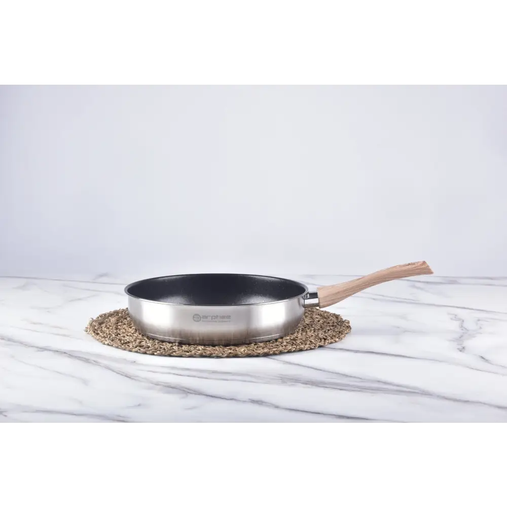 Kylin 304 Stainless Steel Mousse Frying Pan 24cm - Home & Garden > Kitchenware