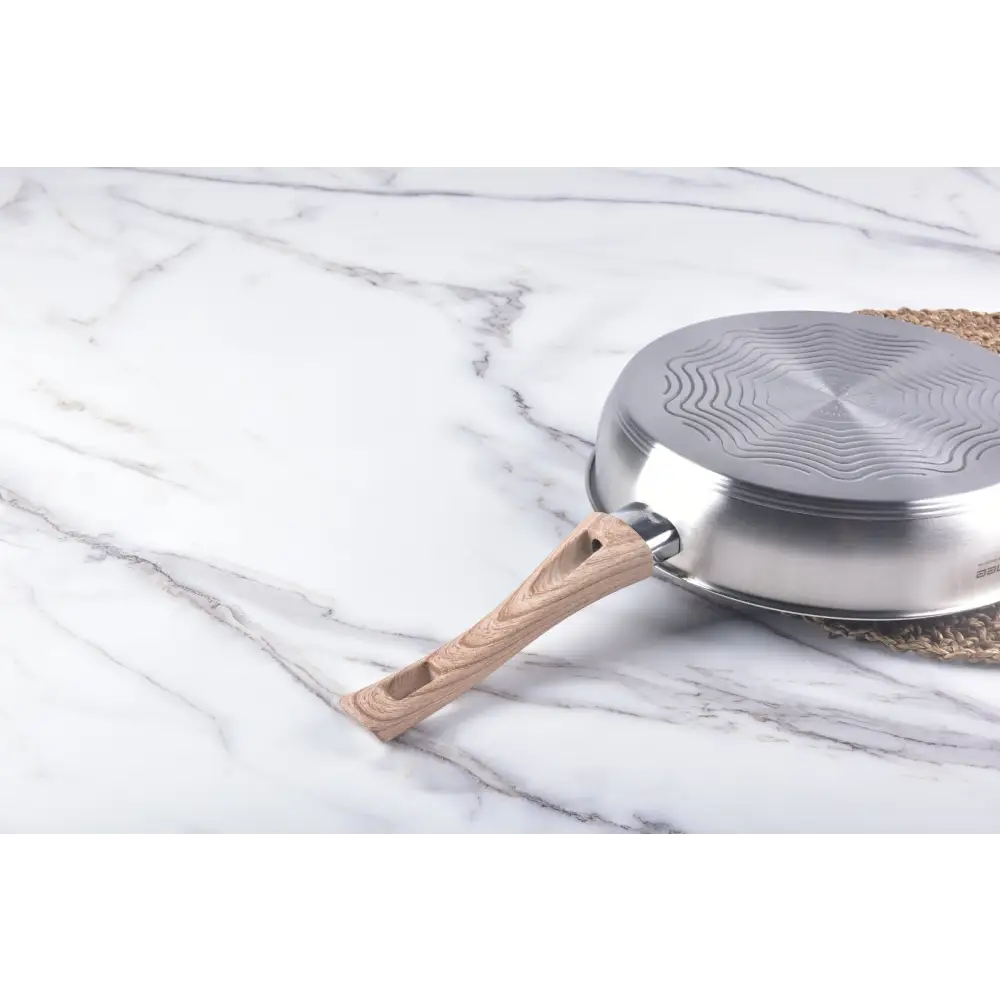 Kylin 304 Stainless Steel Mousse Frying Pan 24cm - Home & Garden > Kitchenware