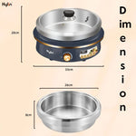 Kylin Electric 1500W Hotpot with Stainless Steel Inner Pot 4L AU-K2011 - Home & Garden > Kitchenware