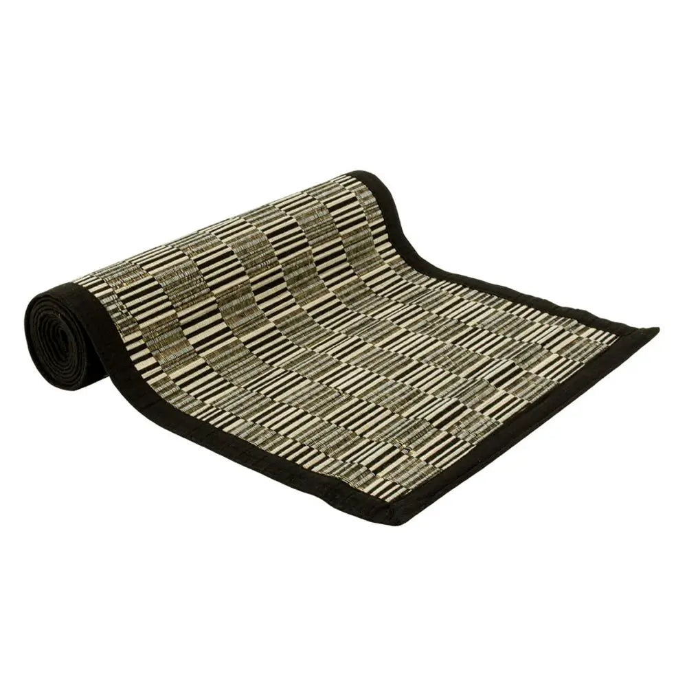 Ladelle Baku Kitchen / Dining Table Runner Black - Home & Garden > Kitchenware