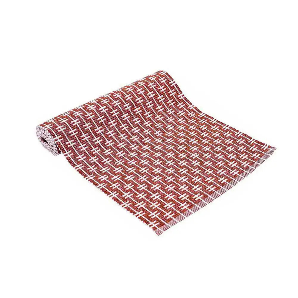 Ladelle Eden Ribbed Eco Recycled Cotton Table Runner 33 x 150 cm Terracotta - Home & Garden > Kitchenware