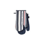 Ladelle Entertainer Charcoal Set of 2 Oven Mitts 18 x 33 cm - Home & Garden > Kitchenware