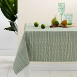 Ladelle Green Eco Cotton Rich Tablecloth 150 x 265 cm - Home & Garden > Kitchenware