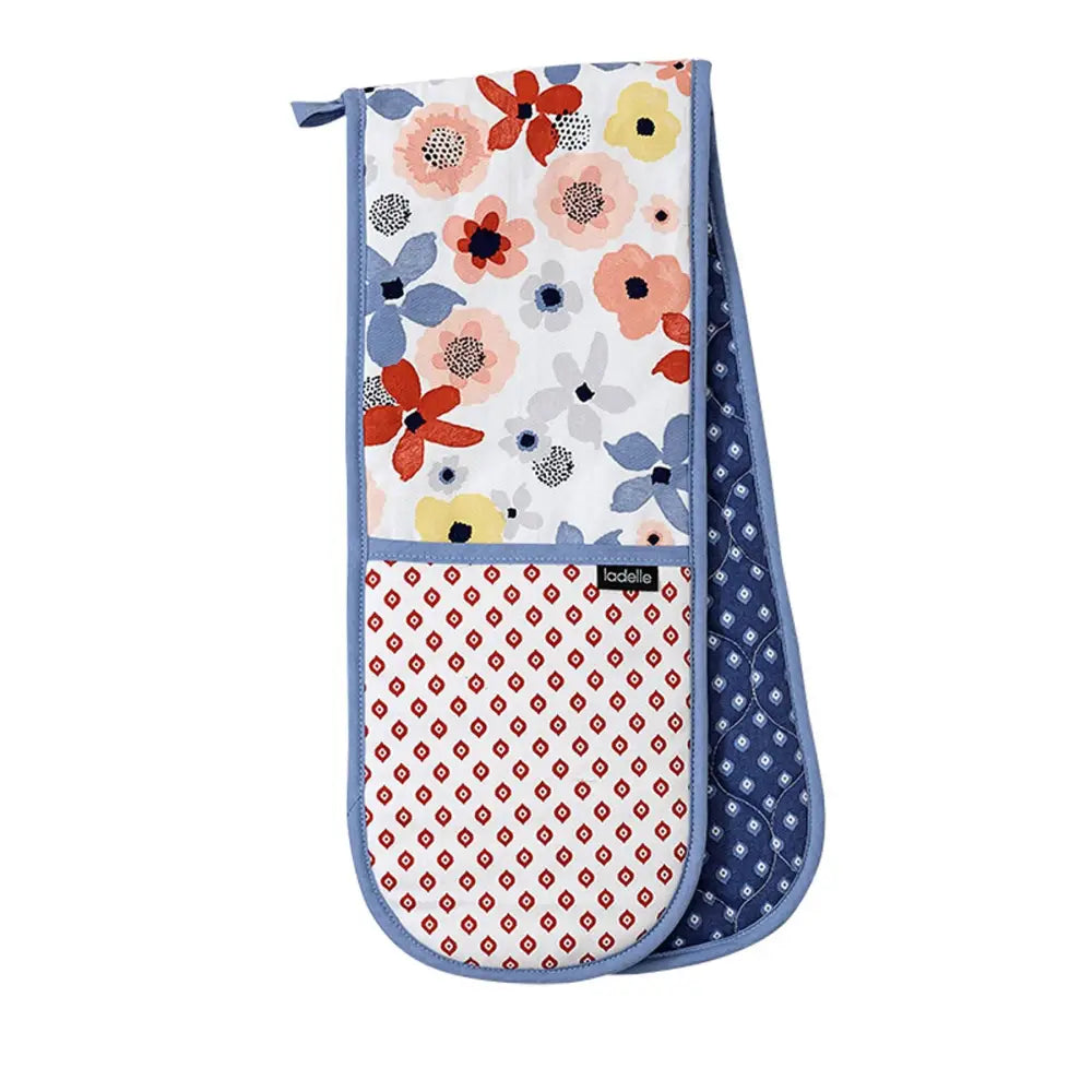 Ladelle Oasis Kitchen / BBQ Double Ended Cotton Oven Mitt - Home & Garden > Kitchenware