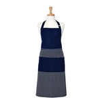 Ladelle Professional Series Stripe Navy Cotton Apron 70 x 95 cm - Home & Garden > Kitchenware