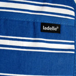 Ladelle Set of 2 Butcher Stripe Cobalt Blue Oven Mitt - Home & Garden > Kitchenware