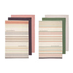 Ladelle Set of 6 Sanctuary Cotton Kitchen Tea Towels 50 x 70 cm Mix - Home & Garden > Kitchenware