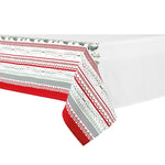 Ladelle Wonderful Christmas Xmas Festival Cotton Tablecloth Oblong 8 Seater 150 x 225 cm - Home & Garden > Kitchenware