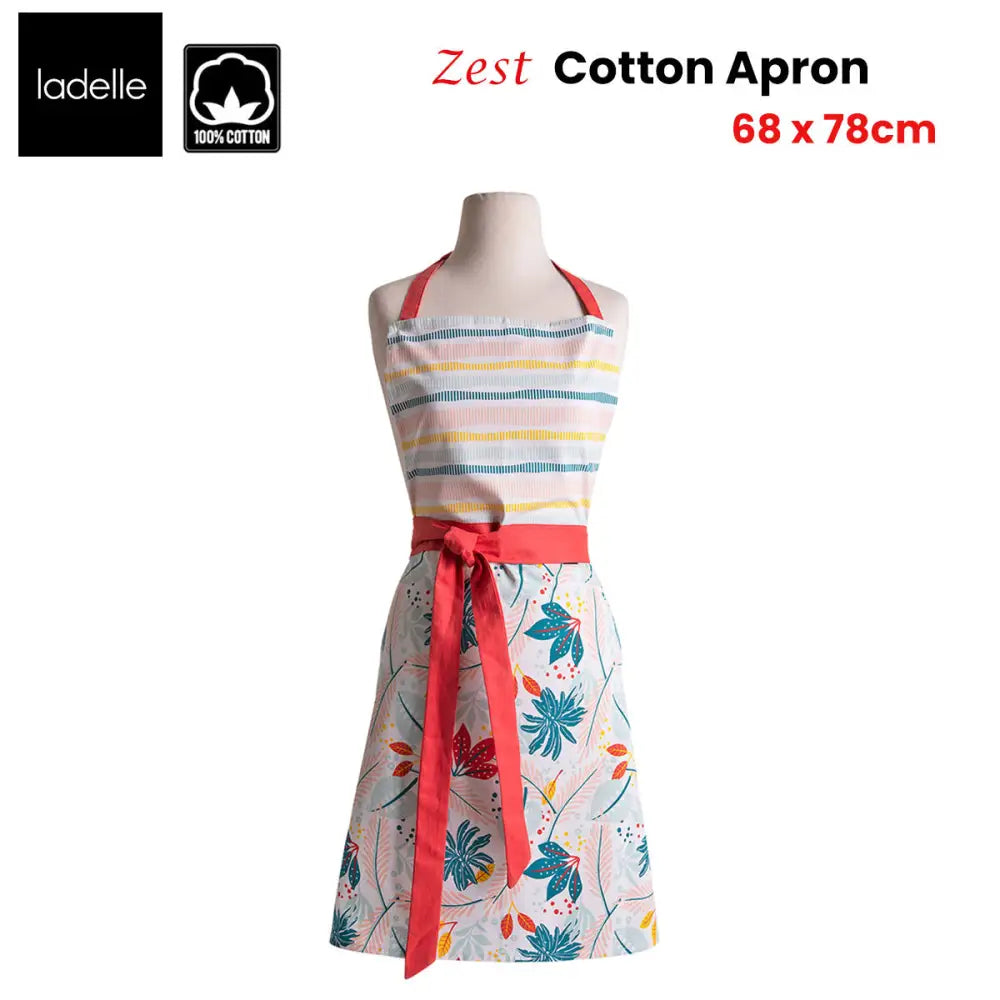 Ladelle Zest Cotton Apron 68 x 78 cm - Home & Garden > Kitchenware