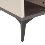 Lamp Table 3 Open Storage Cabinet MDF in Champagne Colour - Furniture > Living Room > Side Tables