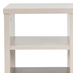 Lamp Table 3 Open Storage Cabinet MDF in Champagne Colour - Furniture > Living Room > Side Tables