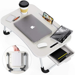 Laptop Bed Desk with Storage and foldable legs for Adults Kids & Home Office - Home & Garden > Home Office Accessories