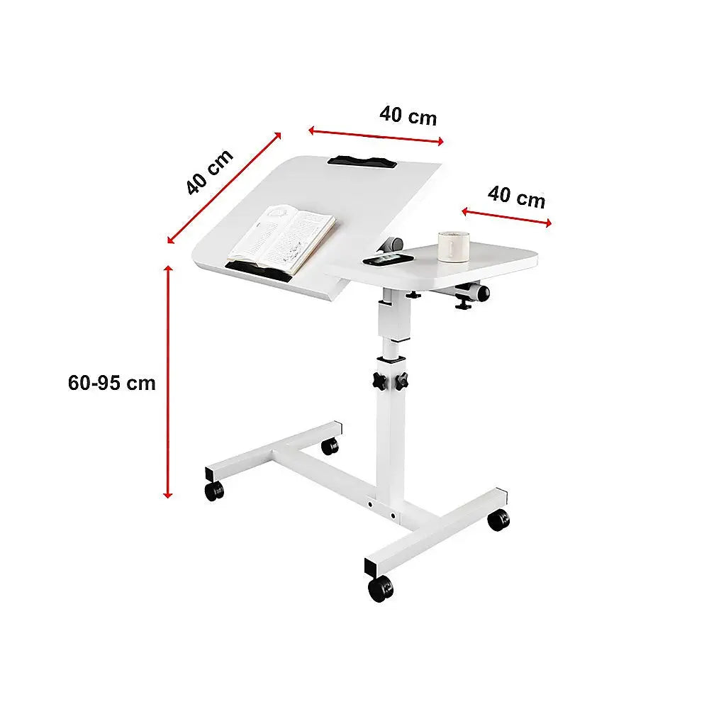 Laptop Desk Portable Mobile Computer Table Stand Adjustable Bed Study - Furniture > Office