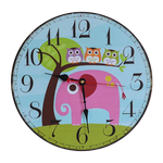 Large Kids Wall Clock - Home & Garden > Decor