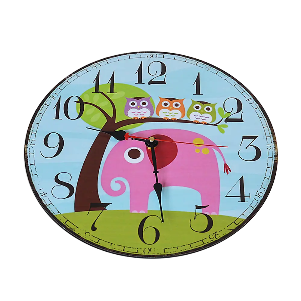 Large Kids Wall Clock - Home & Garden > Decor